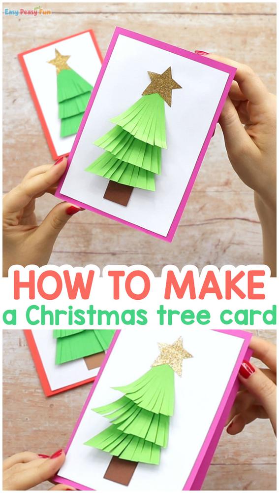 How to make a Paper Christmas Tree Card