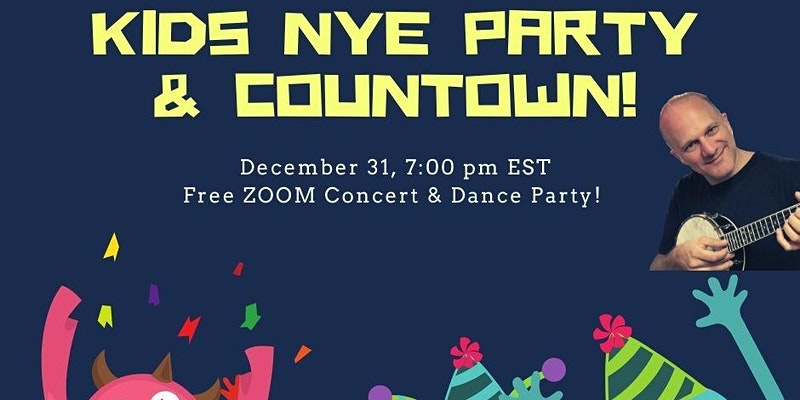 Kids New Year's Eve ZOOM Party and Countdown