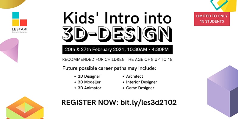 Kids' Intro to 3D-Design