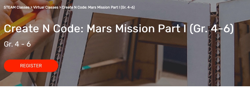 Create N Code: Mars Mission Part I (Gr. 4-6)