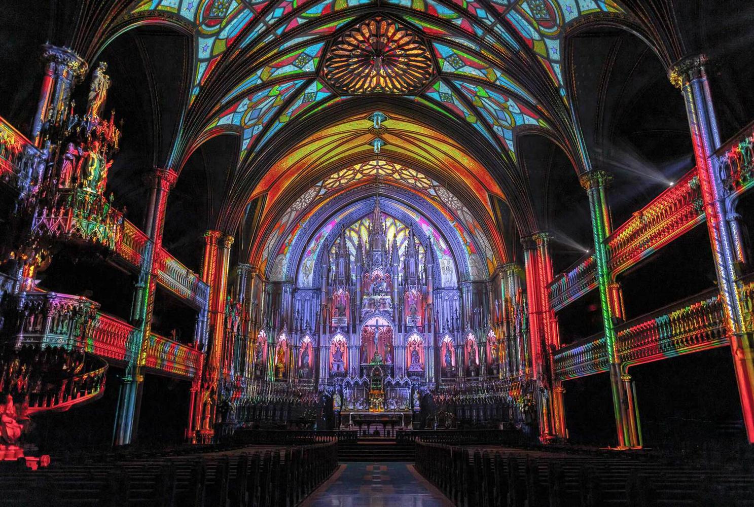 AURA at Notre-Dame Basilica of Montreal