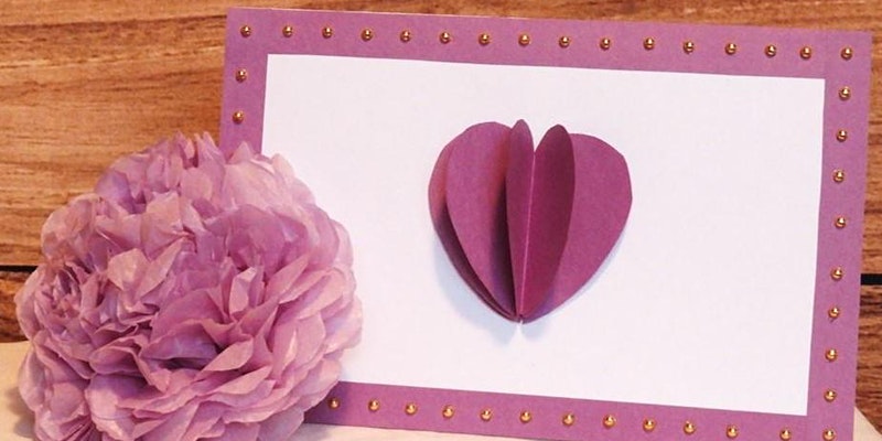Cultural Creations-Valentine's Day Card & Paper Flower