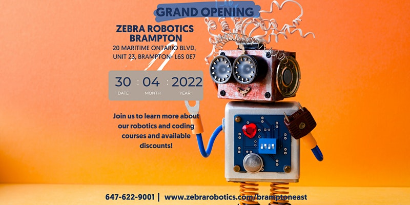 Zebra Robotics - Grand Opening