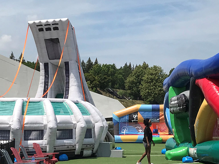 Inflatable Games at the Olympic Park
