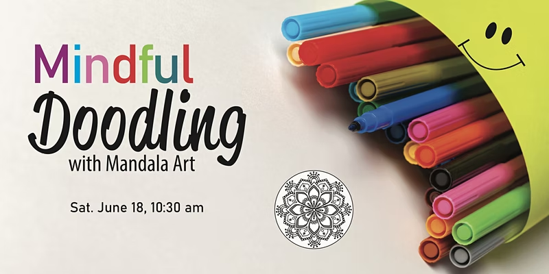Mindful Doodling for Kids:  Mandala Art